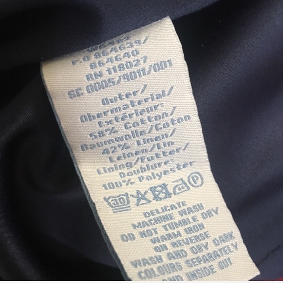 BODEN linen blend single pleat skirt - Picture 4 of 7